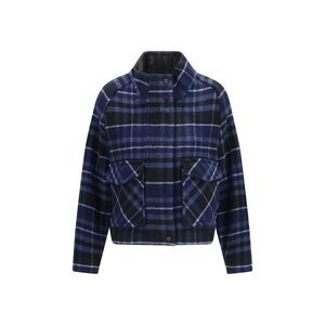 PINKO Blue Wool Oves Aries Shell Women's Jacket